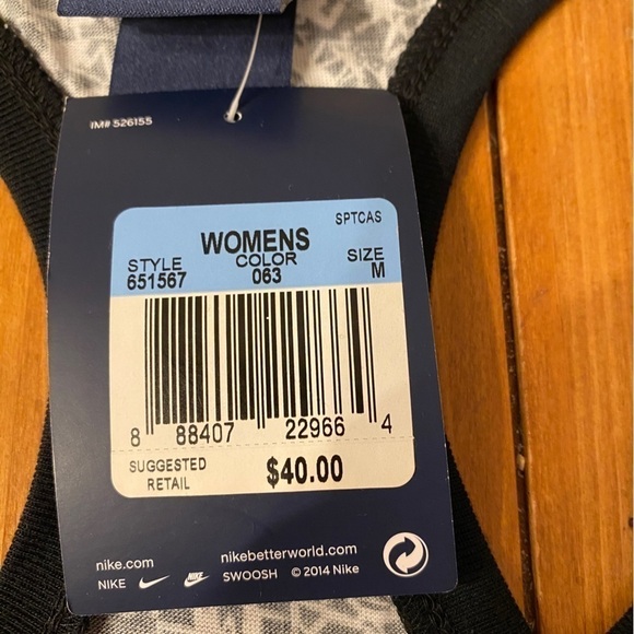 Nike Razor Back Tank Top Women’s Size Medium Black & Neon Pink Sleeveless NWT - Picture 7 of 12